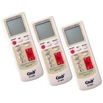 Kit com 3 Controles Remoto Universal Para Ar Condicionado Split Kit com 3 Controles Remoto Universal Para Ar Condicionado Split