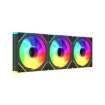 Kit com 3 cooler para gabinete gstorm gsfrost1203f frost 12cm preto/argb Kit com 3 cooler para gabinete gstorm gsfrost1203f frost 12cm preto/argb