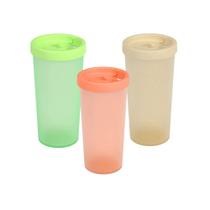 Kit com 3 Copos 500ml com Cores Sortidas Tampa Coza Nutri Brinox 13154/4117