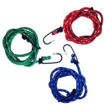Kit com 3 Cordas Elástica Extensor De 92 A 122cm Corda para Bagageiro Carga Moto Bike Bicicleta Caçamba Kit com 3 Cordas Elástica Extensor De 92 A 122cm Corda para Bagageiro Carga Moto Bike Bicicleta Caçamba
