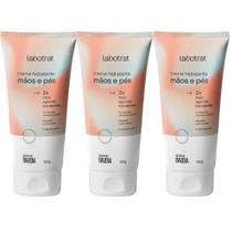 Kit Com 3 Creme Hidratante Mãos e Pés Labotrat Dia a Dia 100g