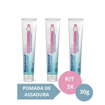 Kit com 3 Cremes Pomada de Assadura 30gr Cada - Bepantol