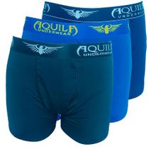 Kit Com 3 Cueca Boxer Masculina Plus Size Microfibra Sortido Kit Com 3 Cueca Boxer Masculina Plus Size Microfibra Sortido