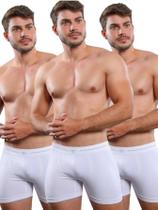 Kit Com 3 Cueca Boxer Sem Costura Poiliamida Dy Girl