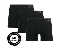 Kit com 3 cueca Boxer Zee Rucci Microfibra sem costura Adulto