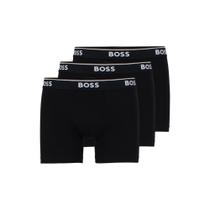 Kit com 3 Cuecas Boxer BOSS Hugo Masculinas Pretas Médio Kit com 3 Cuecas Boxer BOSS Hugo Masculinas Pretas Médio