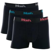 Kit com 3 Cuecas Boxer Cotton Algodão Mash - Ref. 110.16