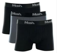 Kit com 3 Cuecas Boxer Cotton Algodão Mash - Ref. 110.16 Kit com 3 Cuecas Boxer Cotton Algodão Mash - Ref. 110.16