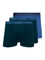 Kit com 3 Cuecas Boxer Lupo 523-003 Colorido