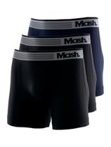 Kit com 3 Cuecas Boxer Mash 710.01 Colorido