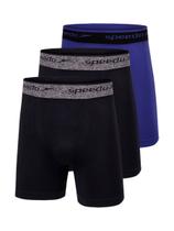 Kit com 3 Cuecas Boxer Speedo 4278 Colorido