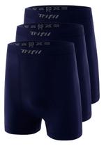 Kit com 3 Cuecas Boxer Trifil 4411 Plus Size