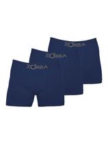 Kit com 3 Cuecas Boxer Zorba 781