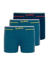 Kit com 3 Cuecas Infantil Boxer Lupinho 137-010 Kit com 3 Cuecas Infantil Boxer Lupinho 137-010