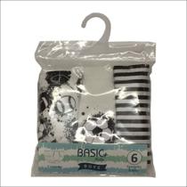 Kit com 3 cuecas infantil slip basic + 2 anos futebol