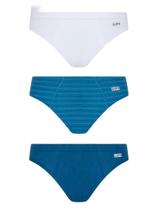 Kit com 3 Cuecas Infantil Slip Lupo 140-089