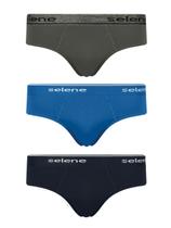 Kit com 3 cuecas selene slip 11900-001