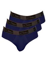 Kit com 3 Cuecas Slip Zorba 716