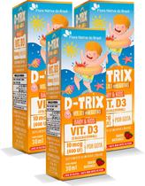 Kit Com 3 D-TRIX - Vitamina D3 Kids em Gotas 30ml Flora Nativa do Brasil