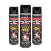 Kit Com 3 Dedetizadores Jimo Anti Baratas Spray 300ml