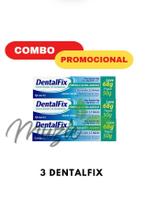 Kit com 3 Dentalfix Sabor Menta creme fixador de dentaduras leve 68g pague 50g promocional Kit com 3 Dentalfix Sabor Menta creme fixador de dentaduras leve 68g pague 50g promocional