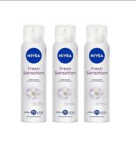 Kit com 3 Des. Nivea. Fresh senstion