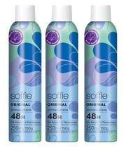 Kit com 3 Desodorante Antitranspirante Soffie Original Aerosol Kit com 3 Desodorante Antitranspirante Soffie Original Aerosol