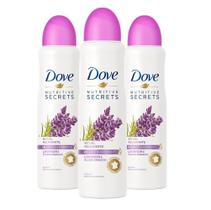 Kit Com 3 Desodorante Dove Secrets Ritual Relaxante 150Ml