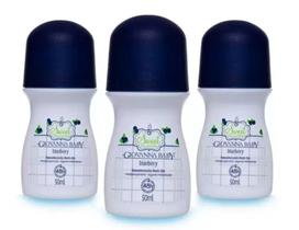 Kit com 3 Desodorante roll-on da Giovanna Baby Sweet Collection blueberry 50ml* Kit com 3 Desodorante roll-on da Giovanna Baby Sweet Collection blueberry 50ml*