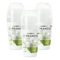 Kit com 3 Desodorante Rollon Francis Bambu 50ml Kit com 3 Desodorante Rollon Francis Bambu 50ml