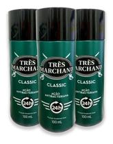 Kit Com 3 DesodoranteS Spray Classic Très Marchand 100ml