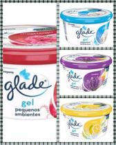 Kit com 3 Desodorizadores de Ambiente Glade Gel 70G. Fragrâncias Variadas Kit com 3 Desodorizadores de Ambiente Glade Gel 70G. Fragrâncias Variadas