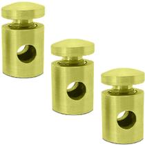 Kit Com 3 Desviador De Cabo Para Pendentes Lustre Dourado Kit Com 3 Desviador De Cabo Para Pendentes Lustre Dourado