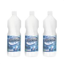 Kit com 3 - Detergente Enzimático Poderoso 5 Enzimas 1000 ml