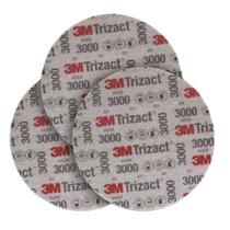 Kit com 3 Disco Lixa Trizact 02085 P3000 152MM Polimento 3M