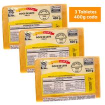 Kit com 3 Doces de Leite Mineiro - Doces Uai 400g cada