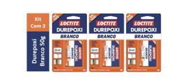 Kit com 3 - Durepóxi Branco Epóxi Loctite 50g Henkel Kit com 3 - Durepóxi Branco Epóxi Loctite 50g Henkel