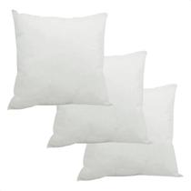 Kit Com 3 Enchimentos De Almofada Refil 45x45cm