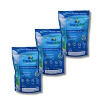 Kit Com 3 Enzlimp Desentupidor Contra Mau Cheiro E Gordura Biologico 150g