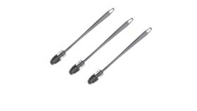 Kit com 3 Escovas de Silicone Multiuso para Lavar Mamadeira Copos Taças