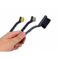 Kit com 3 escovas para limpeza de peças ref:w-03 western