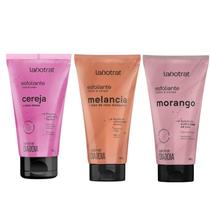 Kit com 3 Esfoliantes Corporais e Faciais Dia a Dia Labotrat 150g Cada Corpo e Rosto