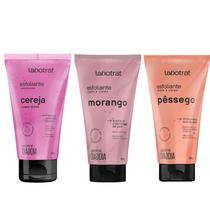 Kit com 3 Esfoliantes Corporais e Faciais Dia a Dia Labotrat 150g Cada Corpo e Rosto