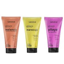 Kit com 3 Esfoliantes Corporais e Faciais Dia a Dia Labotrat 150g Cada Corpo e Rosto