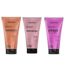 Kit com 3 Esfoliantes Corporais e Faciais Dia a Dia Labotrat 150g Cada Corpo e Rosto