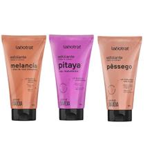 Kit com 3 Esfoliantes Corporais e Faciais Dia a Dia Labotrat 150g Cada Corpo e Rosto