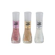 Kit Com 3 Esmaltes Cremoso Esmalte Coleção Babado e Gliteria