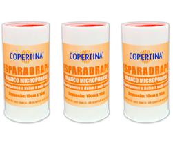 Kit Com 3 Esparadrapo Micropore Branco 10cm X 10m Impermeável