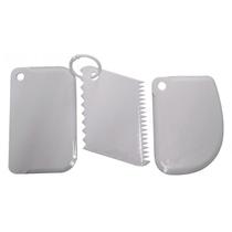 Kit Com 3 Espátulas Para Decoração Pasta Americana Gmezn140 Kit Com 3 Espátulas Para Decoração Pasta Americana Gmezn140