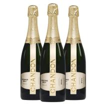 Kit com 3 Espumantes Chandon Réserve Brut 750ML